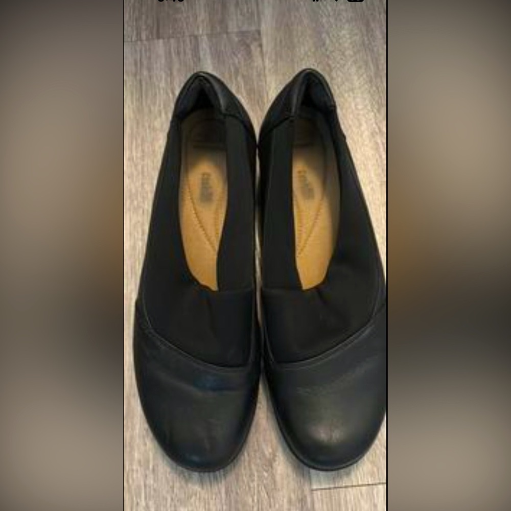 Clark’s…Wedge, Size 11; Comfortable and worn twice.